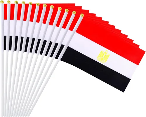 Miniatura 11 de Bandera de México, bandera mexicana, pequeñas mini banderas de mano de México en palo, ideal para fiestas, desfiles, eventos deportivos