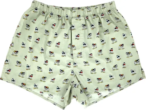 Miniatura 6 de Calzoncillos tipo bóxer de algodón con estampado novedoso y brillante para hombre