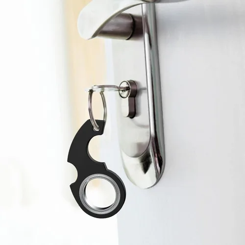 Miniatura 5 de Karambit - Llavero giratorio para ansiedad, llavero giratorio para ansiedad, llavero novedoso, llavero portátil (negro)
