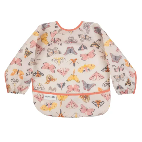 Miniatura 29 de Tiny Twinkle - Babero de manga larga para bebés y niños pequeños Babero impermeable tipo bata para comer Esenciales de alimentación lavables a