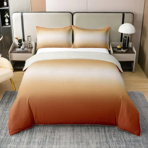 Miniatura 27 de Erosebridal Juego de ropa de cama de 100 % algodón a cuadros para niños y niñas, funda de edredón a cuadros, funda de edredón moderna geométrica