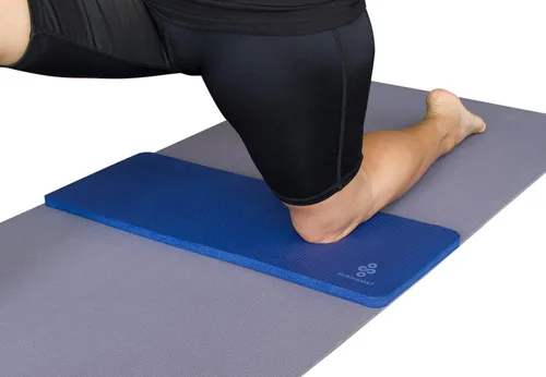 SukhaMat Sukhamat - Rodillera de yoga para rodillas, codos, muñecas, extra gruesa, 0.59 pulgadas de grosor, 24 x 10 pulgadas, diseñada para una