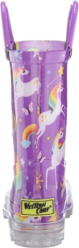 Miniatura 5 de Western Chief Kids Light-Up Waterproof Rain Boot with Pull on Handles