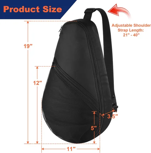 Miniatura 2 de Bolsa para raqueta de pádel Cosmos, mochila tipo mochila para palas de pickleball, bolsa de almacenamiento para raqueta de pádel, bolsa