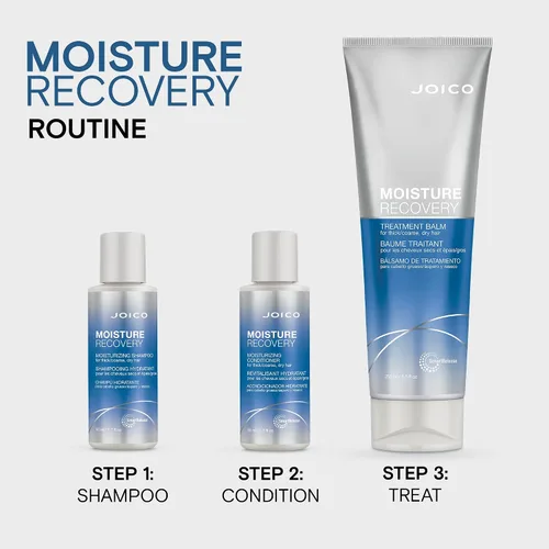 Miniatura 6 de Joico Moisture Recovery Moisturizing Conditioner For Thick, Coarse, Dry Hair Replenish Moisture Restore Smoothness & Elasticity Strengthen &
