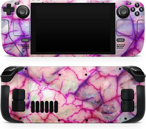 Miniatura 21 de Design Skinz - Compatible con Steam Deck - Calcomanía protectora de vinilo extraíble resistente a los arañazos - Patrón de piel de serpiente roja V3