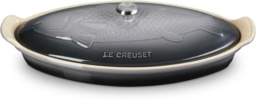 Miniatura 8 de Le Creuset - Cacerola de cerámica Heritage para pescado, 1.7 cuartos de galón, Marsella