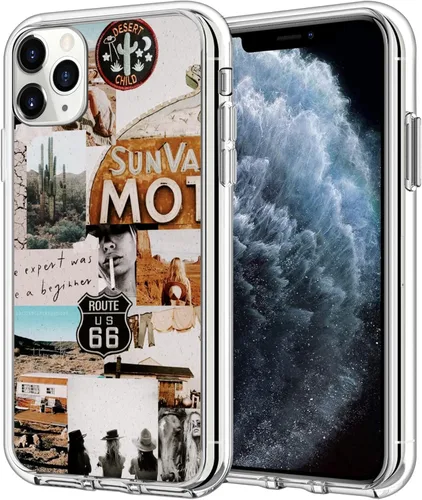 Miniatura 10 de Funda compatible con iPhone 7/8/SE del oeste, funda de collage estético retro vaquera country chic collage para hombres y mujeres, regalo a prueba