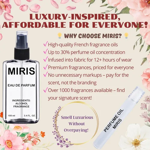 Miniatura 3 de MIRIS Feromonas - Perfume para hombres y mujeres, 3.4 fl oz (100 ml)