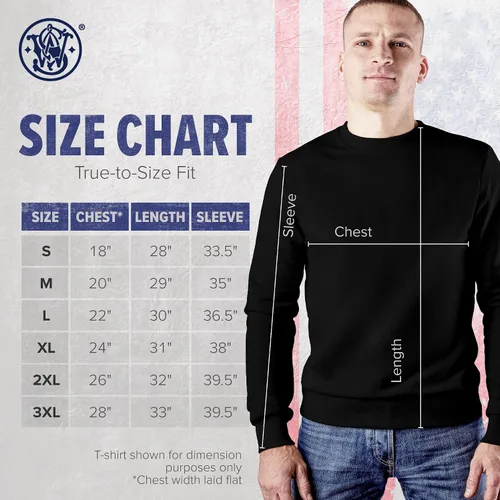 Miniatura 3 de Smith Wesson Camiseta de algodón de manga corta para hombre con logo Shield