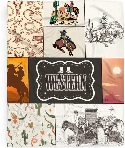 Miniatura 19 de Manta de caballos regalos para niñas y niños, manta de caballo regalos para decoración de bebé, manta de felpa suave y ligera de franela polar