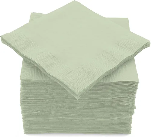 Miniatura 16 de Paquete de 100 servilletas rojas para bebidas, paquete de fiesta grande, 2 capas, ideal para bodas, fiestas, cumpleaños, cenas, almuerzos, cócteles