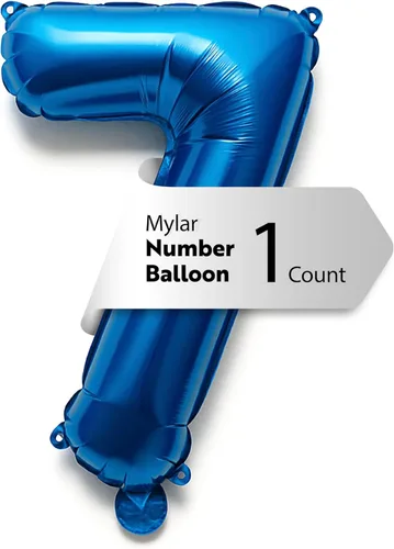 Miniatura 27 de Restaurantware-Balloonify Globo de Número de 16 Pulgadas, 1 Globo Digital para Fiesta - Número 5, Auto-Sellado, Acabado de Mylar de Folio Dorado, Oro