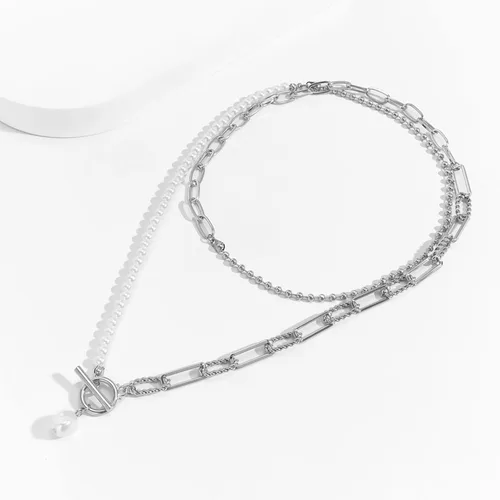 Miniatura 52 de Long tiantian Collares en capas para mujer, joyería occidental para mujer, collar de moneda apilable, collar de país, moderno, bohemio, verano