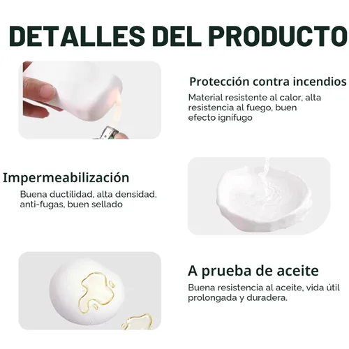 Miniatura 2 de Masilla selladora impermeable, arcilla selladora de reparación impermeable mejorada 2025, relleno de grietas de cemento, barro de reparación rápida