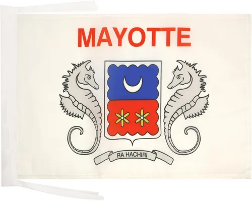 Miniatura 1221 de Bandera de México AZ FLAG, 45.7 x 30.5 cm, con cordones - Pequeñas banderas mexicanas de 30 x 45 cm - Bandera de 45.7 x 30.5 cm