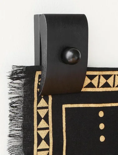 4 ganchos grandes para tapiz, perchas de madera para exhibición en la pared, colgador de alfombra para colgar en la pared, soporte de abrazaderas de