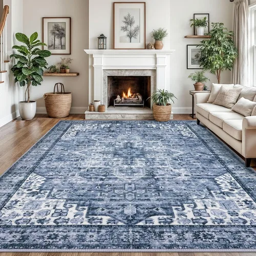 Miniatura 68 de SIILOOM Alfombra lavable de 2 x 3 pies, alfombra suave color taupe ceniza para entrada, tapete antideslizante para puerta de interior, tapete