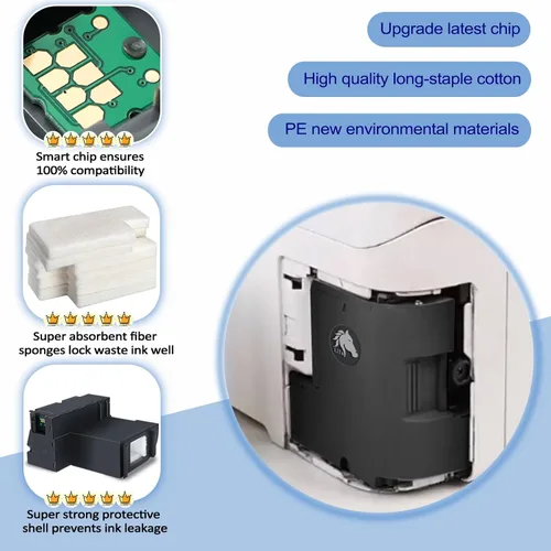 Miniatura 4 de E-T04D1 T04D100 Ink Maintenance Box for ET-15000 ET-4850 ET-3750 ET-3760 ET-3830 ET-3850 ET-3843 WF-2860 ET-4760 XP-5100 ET-3710 ET-5150 ET-5170