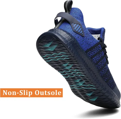 Miniatura 4 de Zapatos de punta de acero para hombres y mujeres, cómodos, ligeros, zapatos de seguridad para el trabajo, a prueba de pinchazos, antideslizantes