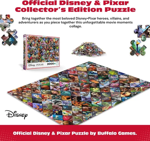 Miniatura 5 de Ceaco - Disney/Pixar Clips - Rompecabezas de 2000 piezas, 5 pulgadas