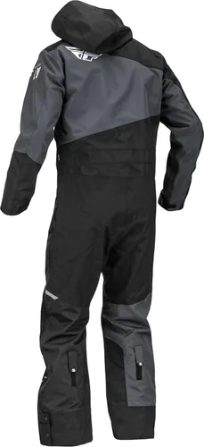 Miniatura 2 de Fly Racing Monosuit Impermeable Cobalt – Traje de Moto de Nieve con Hydraguard Pro, Durabilidad Cordura y Ventilación 2Cool Negro/Gris (Shell)