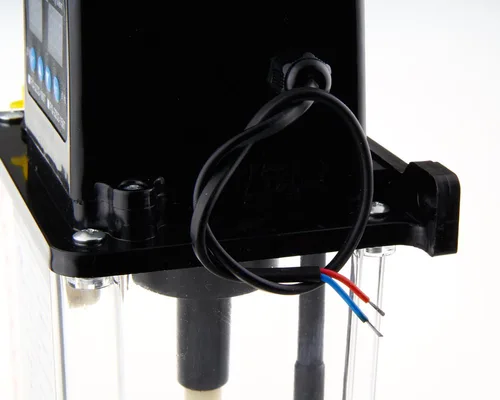 Miniatura 6 de Bomba de lubricación automática con pantalla digital dual de 110 V y 1.5 L con manómetro para máquinas herramienta, elevadores, lubricación de cadena