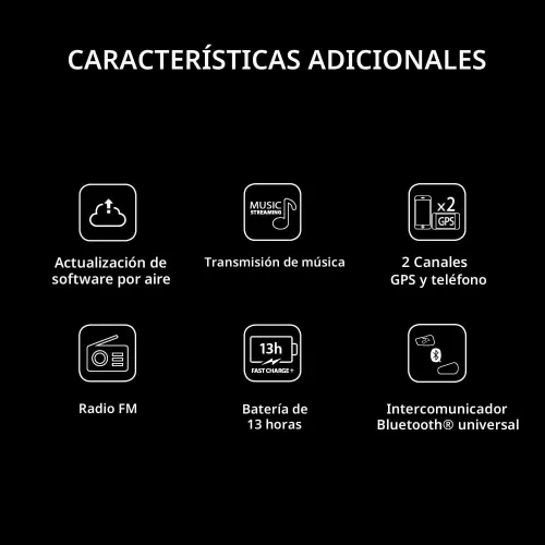 Miniatura 8 de Cardo Packtalk Neo - Sistema de comunicación y intercomunicador para casco de motocicleta, impermeable, 2ª generación Mesh - Conecta hasta 15