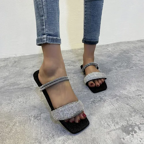 Miniatura 4 de Platform Sandal Ladies Fashion Dressy Leather Engraved Cross Platform ShoesSandalias Mujer Verano Planas Gladiador