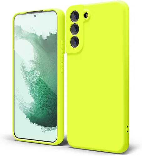 Miniatura 387 de oakxco Funda para teléfono Samsung Galaxy S21 Ultra con agarre de silicona líquida, bonita funda delgada y delgada de goma suave de TPU lisa