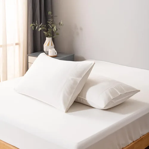 Miniatura 21 de Bella Coterie - Juego de fundas de almohada de viscosa de bambú de lujo, 100% cultivadas orgánicamente, ultra suave, refrescante, 2 piezas [Champán]