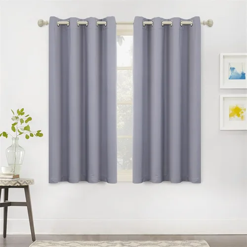 Miniatura 13 de MYSKY HOME - Cortinas opacas extra largas de 95 pulgadas en negro para dormitorio, con aislamiento térmico, oscurecimiento de la habitación y ojales