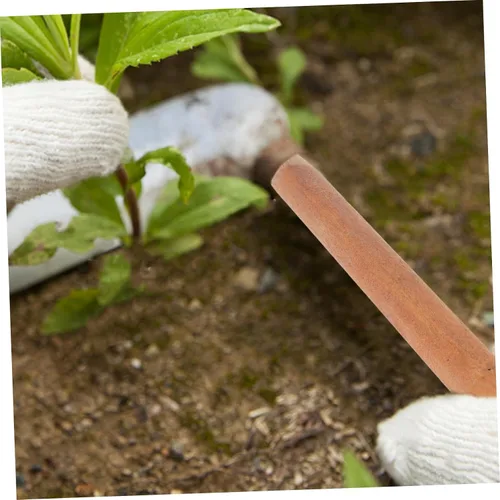 Miniatura 3 de KOMBIUDA Mango de madera de repuesto de 11.81 pulgadas, mango ergonómico de cuchara multiusos para cucharón de cocina, cuchara de estiércol, cuchara