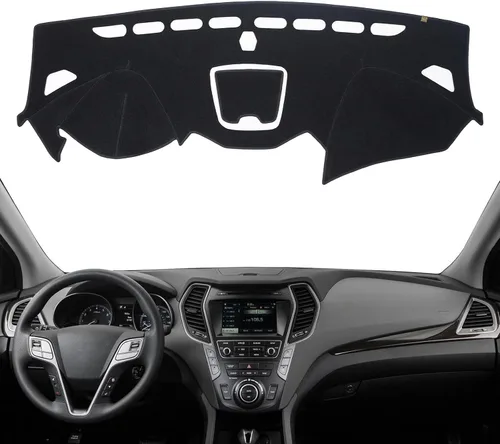 Miniatura 17 de Cubierta de tablero Tapete de salpicadero Compatible con Hyundai Tucson 2015-2010, 2015 IX35 (para transmisión manual izquierda), tapete