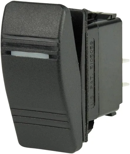 Miniatura 3 de BEP Marine Control táctil de 3 posiciones IP66 nominal 24V Negro 2 vías DIN montaje en carril interruptor de botón