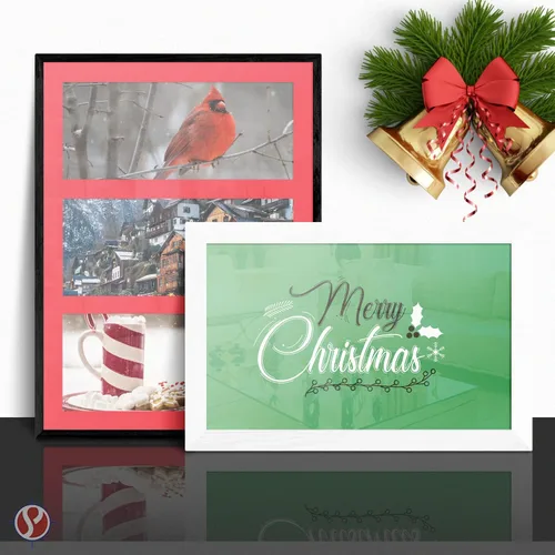Miniatura 5 de Papel de Navidad para tarjetas de Navidad, cartulina roja y verde de 8.5 x 11 pulgadas para tarjetas de felicitación, arte y manualidades