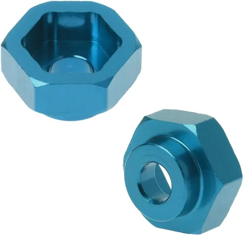 Miniatura 3 de ShareGoo - Adaptador hexagonal de metal de 0.472 in a 0.669 in compatible con neumáticos Tamiya Axial RC4WD Traxxas HPI Himoto HSP Losi Kyosho RC