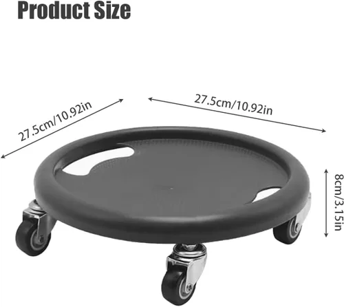 Miniatura 3 de Rodillo de abdominales, equipo de ejercicio abdominal con 4 rodillos, llave de cortesía para rueda abdominal, tablero giratorio de 360 grados, rueda