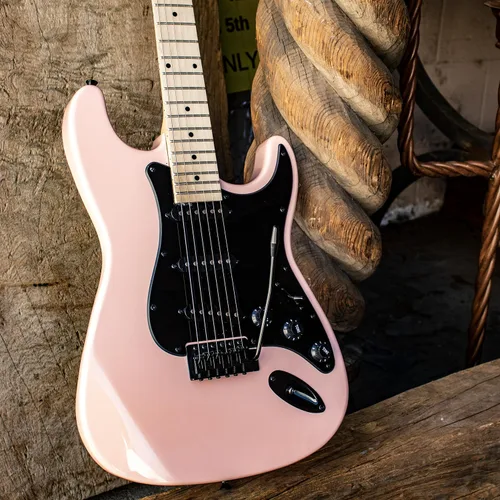 Miniatura 7 de Sawtooth Alder Wood Series Electric Guitars (Barely Pink Alder Left-Handed)