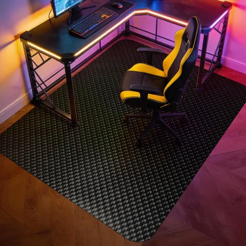 Miniatura 8 de Vicwe Tapete para Silla de Oficina para Alfombra, 32'' x 55'' Tapete para Silla de Escritorio de Computadora para Pisos Alfombrados, Tapete Duro