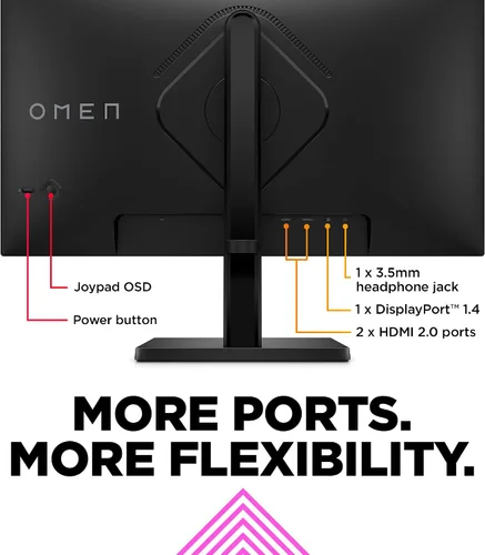 Miniatura 5 de HP OMEN - Monitor para juegos FHD de 23.8 pulgadas, 165 Hz, pantalla FHD (1920 x 1080), panel IPS, 99% sRGB, 90% DCI-P3, 16:9, tecnología AMD