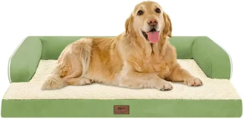 Miniatura 101 de Cama ortopédica impermeable para perros pequeños, cama para perros de tamaño mediano, cómoda cama para mascotas y gatos con lados, funda extraíble