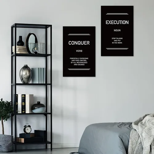 Miniatura 3 de Faccito 12 piezas de arte motivacional para decoración de pared de oficina, 11 x 17 pulgadas, citas inspiradoras, arte para pared, oficina, póster