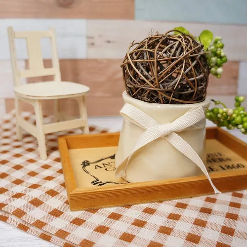 Miniatura 6 de Abbaoww Cinta de sarga de algodón de 50 yardas, 1 pulgada, cinta de cinta natural suave en espiga para coser manualidades, color beige