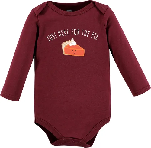 Miniatura 102 de Hudson Baby Body unisex de algodón de manga larga para bebé, leopardo rosa rojo