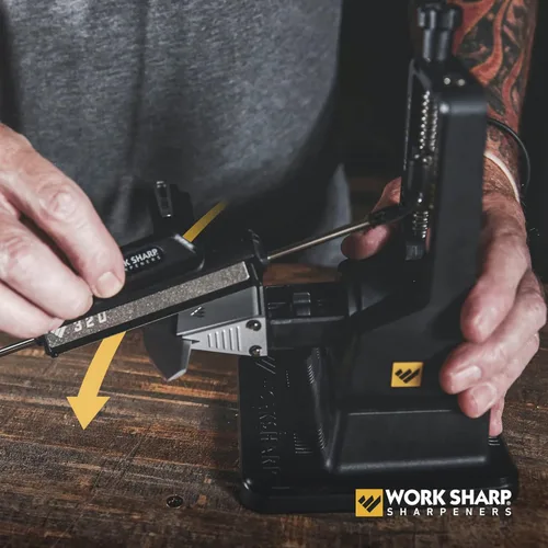 Miniatura 8 de Work Sharp Kit de afilador de cuchillos con ajuste de precisión, afila todos los cuchillos de bolsillo y de cocina con facilidad y control