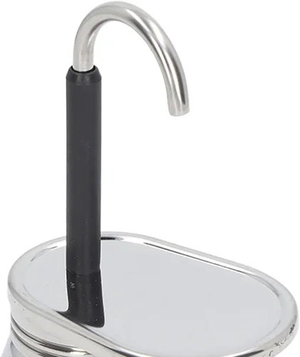 Miniatura 7 de 1 taza de una sola boquilla moca, cafetera de café de acero inoxidable de 1.7 onzas líquidas, mini estufa, cafetera italiana para el hogar, fiestas