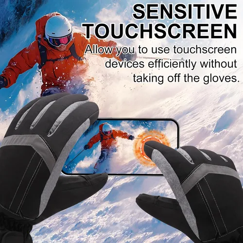 Miniatura 5 de MMlove USB Heated Gloves for Men Women, Touchscreen, Waterproof, Outdoor & Indoor Hand Warmers for Climbing,Motorcycling,Skiing