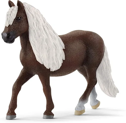 Schleich Farm World, juguetes de caballos realistas para niñas y niños, figura de juguete de caballo de yegua del Bosque Negro, para niños de 3 años