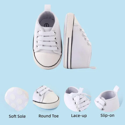 Miniatura 4 de PATPAT Zapatos de bebé para niña y niño material agradable al tacto antideslizantes y ligeros Zapatos de bebé para niña, botines de bebé, zapatos
